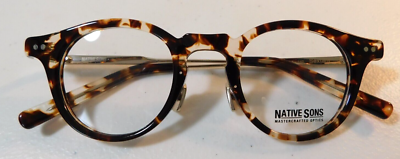 BRAND NEW NATIVE SONS SEXTANT HONEY TORTOISE 43/22.8 W/ORIGINAL