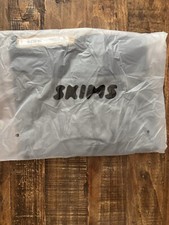NWT Skims Stretch 5” Inseam Boxer Brief Washed Gunmetal XL BO-BBR-5303M