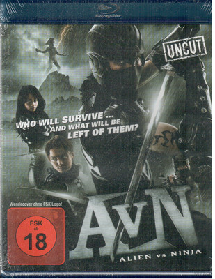 AVN - Alien vs. Ninja - Blu-ray - FSK 18 - NEU OVP