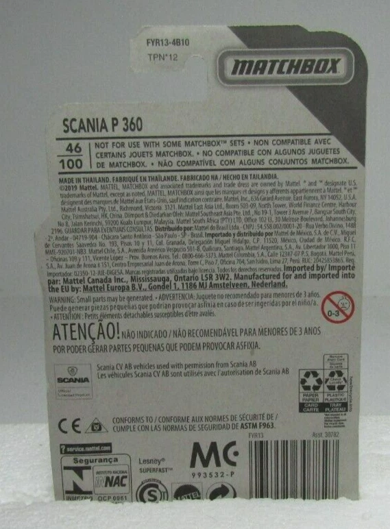 Matchbox 2020 Scania P 360 #46/100 - Image 4 of 4