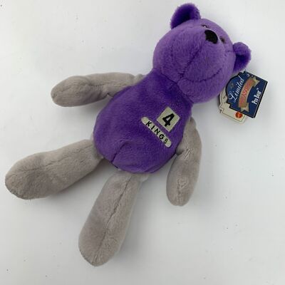Sacramento Kings Chris Webber 1999 Plush Bear 9'' Stuffed Toy Basketball
