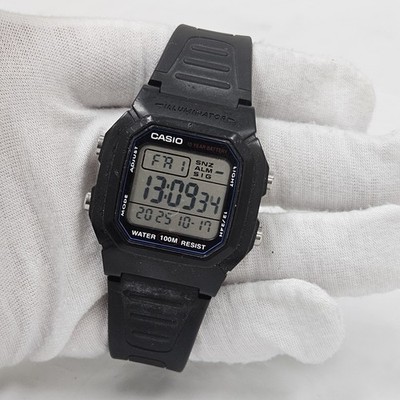 Casio Mens Illuminator 3240 W-800H  Battery-Water Resistant 100m Works