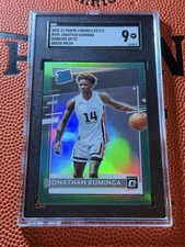 2021-22 Chronicles DP Optic Rated Rookie Jonathan Kuminga #205 prizm green 