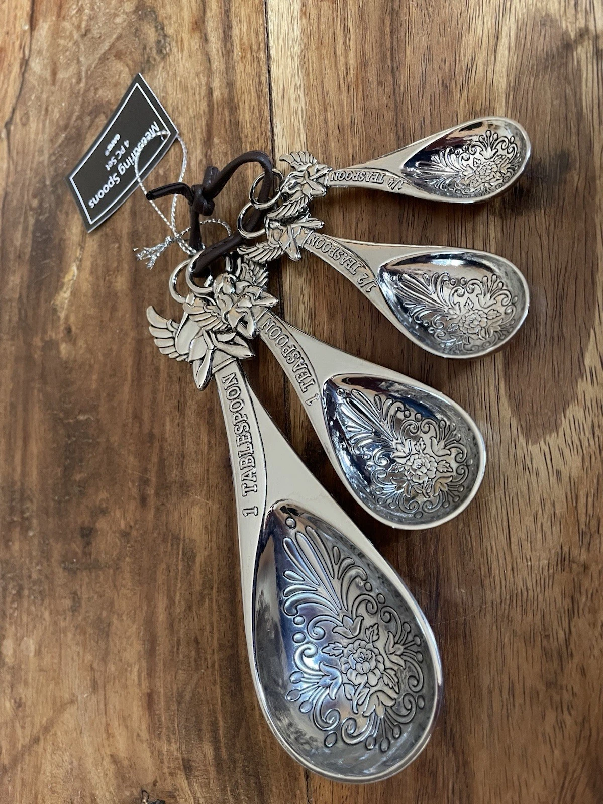 Ganz Lovely Angel Handled Measuring Spoons Silver NIB
Opens in a new window or tab