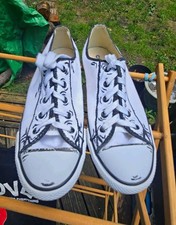 Converse Chuck Taylor All Star Dainty Low Top Canvas Lace-Up Sneaker White/Black