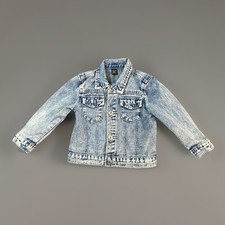 Christmas Grunge Gruss vom Krampus Kids Jean Jacket Custom SHEIN 2/3Y Gift