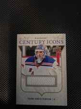 2025-26 NY RANGERS CENTENNIAL CENTURY ICONS JERSEY 1:500 PACK IGOR SHESTERKIN