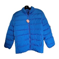 Childrens Place Puffer Jacket XL Blue Quilted Outerwear Lightweight Warm C