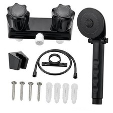 RV Shower Faucet with Showerhead Hose Outdoor Non-Metallic RV Shower Kit,
