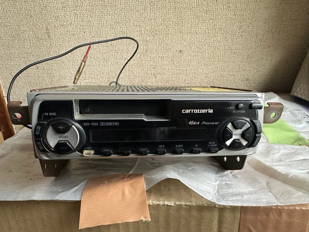 Pioneer KEH-P555 Carrozzeria カセットデッキ レトロ ジャンク品