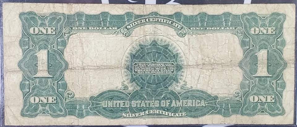 Tough Note** Series of 1899 US $1 Silver Certificate (F-236) - Fine Condition - Image 2 of 2