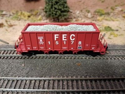 Hay Brothers BALLAST / GRAVEL LOAD - Fits MicroTrains Ortner 3-Bay Hopper Cars