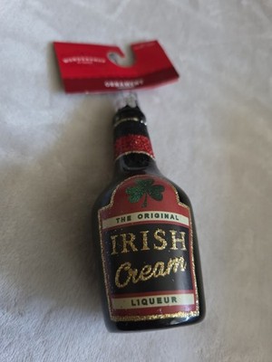 Wondershop The Original Irish Cream Liqueur Bottle Christmas Ornament 2018