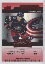 2022 Upper Deck Credentials Debut Ticket Access Red /299 Jake Christiansen 0d9g