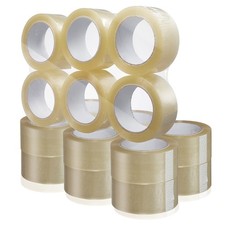 18 Rolls Clear Packing Tape Shipping - 1.8 mil 2" x 110 Yards
