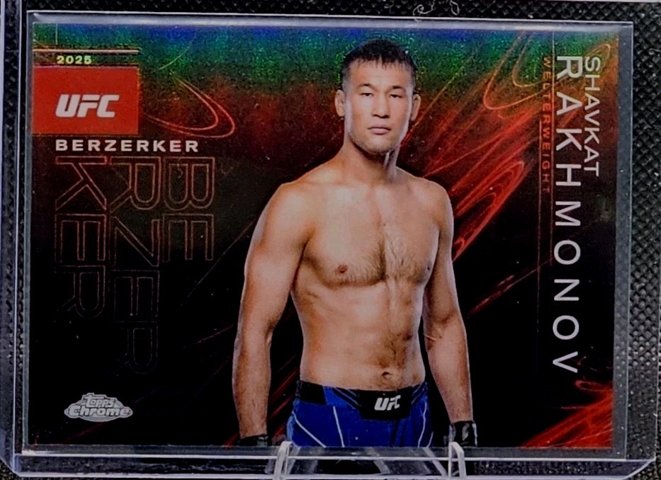 2025 Topps Chrome UFC Shavkat Rakhmonov Berzerker Case Hit SSP🔥