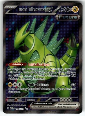 Iron Thorns ex 196/167 Ultra Rare Twilight Masquerade Pokemon Near Mint |  eBay