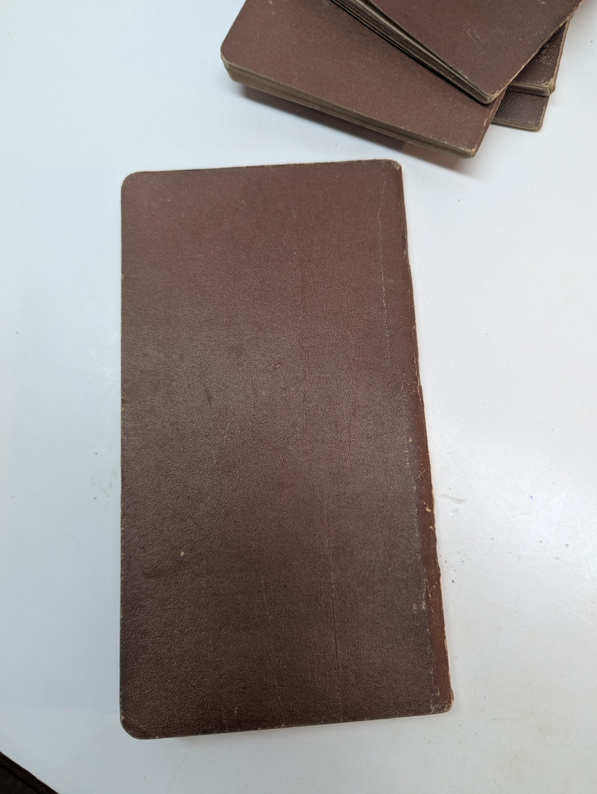 LOT OF 7 SADDLER'S Railroad Time Book for Conductors Baggagemen Vintage