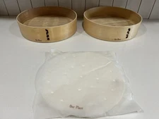 Our Place Spruce Steamer Basket Set of 2 New