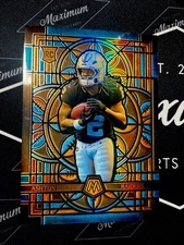 2025 Mosaic NFL Ashton Jeanty Oversized Stained Glass Las Vegas Raiders Rookie