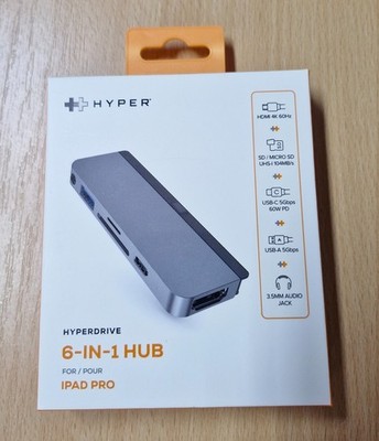 HyperDrive 6-in-1 USB Hub für iPad PRO USB High-Speed USB-A
