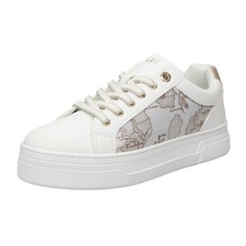Alviero Martini Sneakers Platform Con Stampa Geo Bianco - Taglia 38 [24.4cm]
