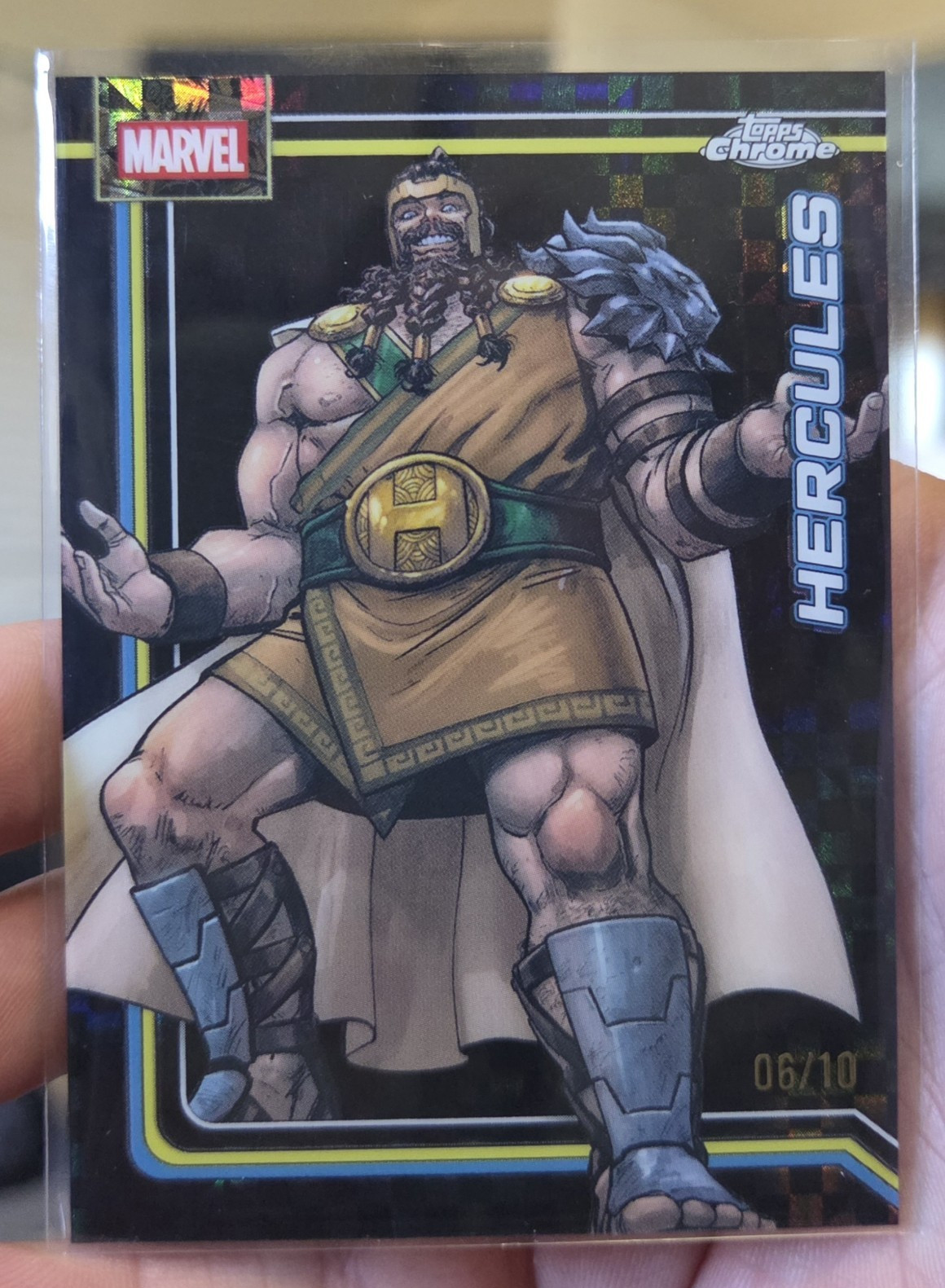 Topps 2026 Topps Chrome Marvel Hercules #048 Serial Numbered 06/10