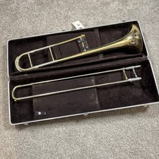 Vintage 1970s Getzen 300 Series Trombone KT17606 w/ Hard Case - No Mouthpiece