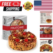 Fruitcake, Grandma's Old Fashioned Fruit and Nut Freshly Made, Brandy, Bourbo...