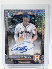 2025 Bowman Chrome #BMA-KA Kevin Alvarez Steel Metal /100 Mega Auto