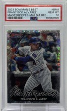 Francisco Alvarez Rookie PSA 10 - 2023 Bowman's Best Masterpieces ‘Mini-Diamond’