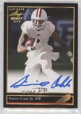 2018 Leaf Ultimate Draft 92 Black Gold Spectrum 2/10 Simmie Cobbs Jr Auto 4t6