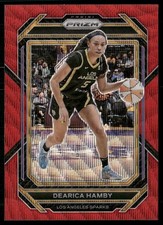 Dearica Hamby 2023-24 Panini Prizm WNBA Ruby Wave Los Angeles Sparks #89