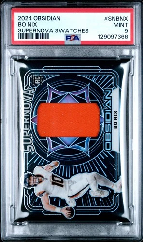 2024 PANINI OBSIDIAN SUPERNOVA SWATCHES #SNBNX BO NIX ROOKIE RC PSA 9
