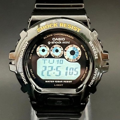 Casio G-SHOCK Mini GMN-691G-1JR Black Gold Digital Watch Working