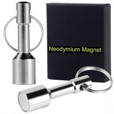 Rare Earth Magnet Keychain Quick Release Gold Silver Tester coin Testing Kit