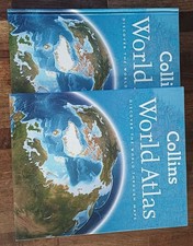 Image of Collins World Atlas and maps Hardback Edition for students and travellers