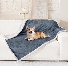 Waterproof Pet Blanket Throw Reversible Dog Sofa Couch Bed Cover Protector
