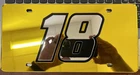 KYLE BUSCH #18  INLAID WINCRAFT MIRROR LICENSE PLATE NEW OLD STOCK