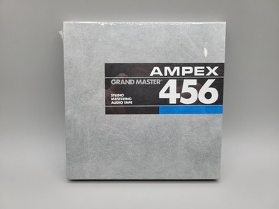 New Ampex 456 Grand Master 7'' Reel 1/4'' x 1200 Reel to Reel Tape Sealed