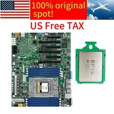 AMD epyc Rome 7d12 H11SSL-I 1.1ghz-3.0ghz 32 core sp3 CPU processor combination