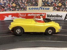 AURORA RARE 1960-62 TJET VIBRATOR 1541  LEMON JAGUAR XK 140  SHELF QUEEN RUNS