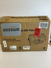 CIPU 0.35HP Pool Pump with Timer – 2700GPH 115V, Self Priming-USED