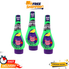 Gorilla Snot Gel Galan 11.9oz Pack of 3 High Hold Hair Styling Gel