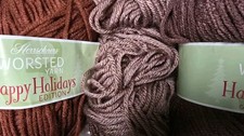 3-PCS OF YARN 3.5OZ EACH ALL DIFFERENT TYPES STYLES AND TEXTURES