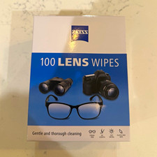 ZEISS Lens Wipes 100ct Pre-Moistened Individually Wrapped Disposable