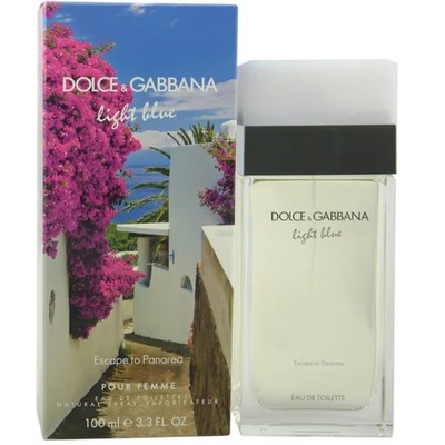 Light Blue Escape to Panarea by Dolce & Gabbana 3.3 Fl oz EDT Spray for Women