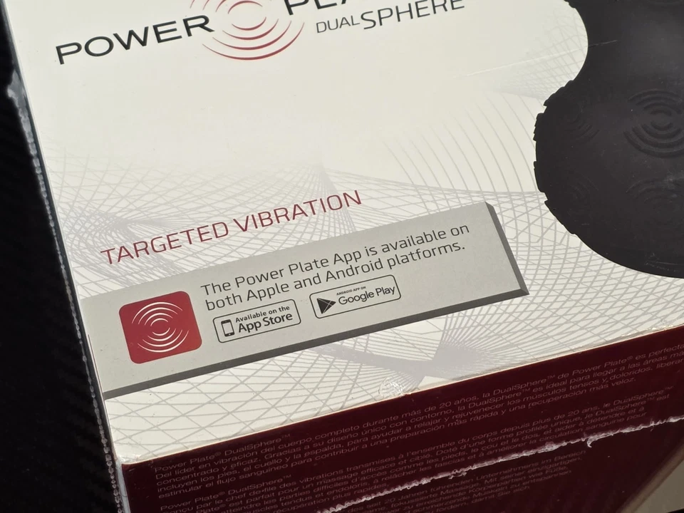 Power Plate Dual Sphere Targeted Vibration Massage Roller, 4 Intensity Levels - Image 2 of 4