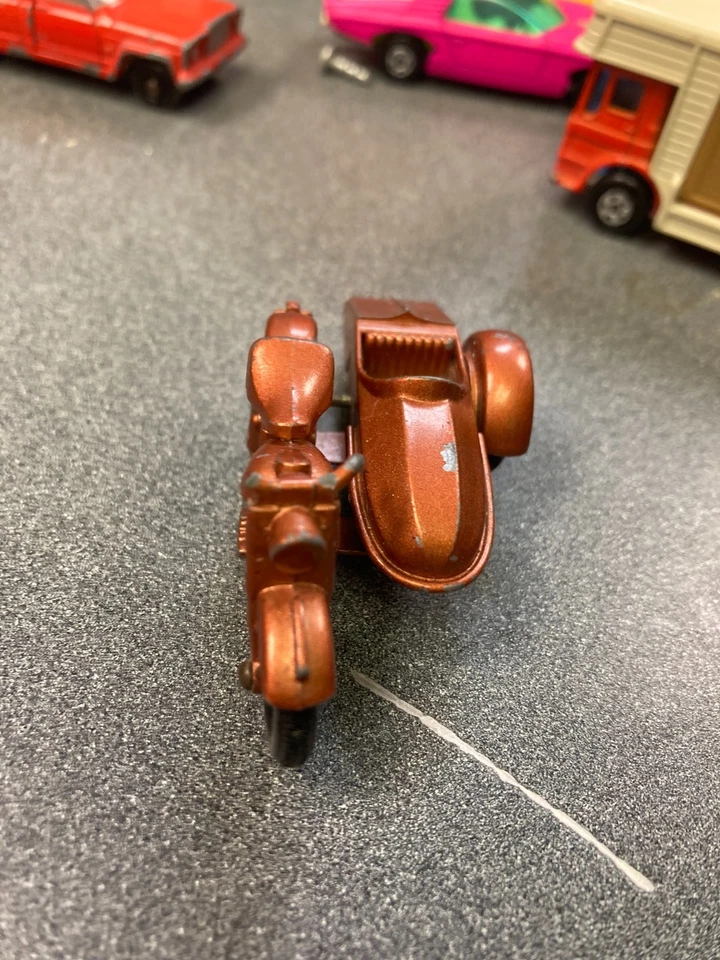 Motocicleta Harley Davison A3 Lesney Matchbox #66 LEER DESCRIPCIÓN Foto 3 de 4