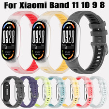 Bracelet Band Replacement Sport Silicone Strap For Xiaomi Mi Band 11 10 9 8 NFC
